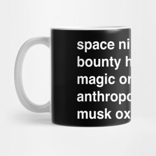 Duke LaGrange "&" Design (How to Pick Up Women with a Drunk Space Ninja) Mug